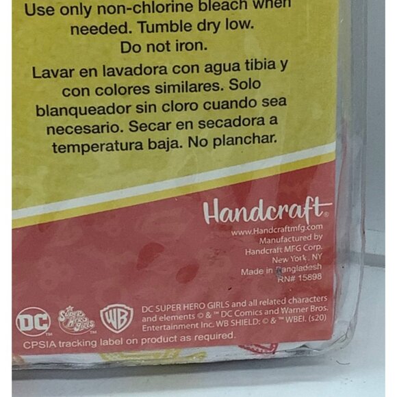 DC Super Hero Girls 7-Pack Hipster Briefs Size 4 Waist 21" Pull On NEW - Picture 6 of 6